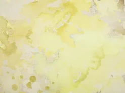 Clearance Beliani Set di 2 cuscini PACHIRA Cotone 45 x 45 cm Giallo Trama astratta Bianco Giallo Grigio