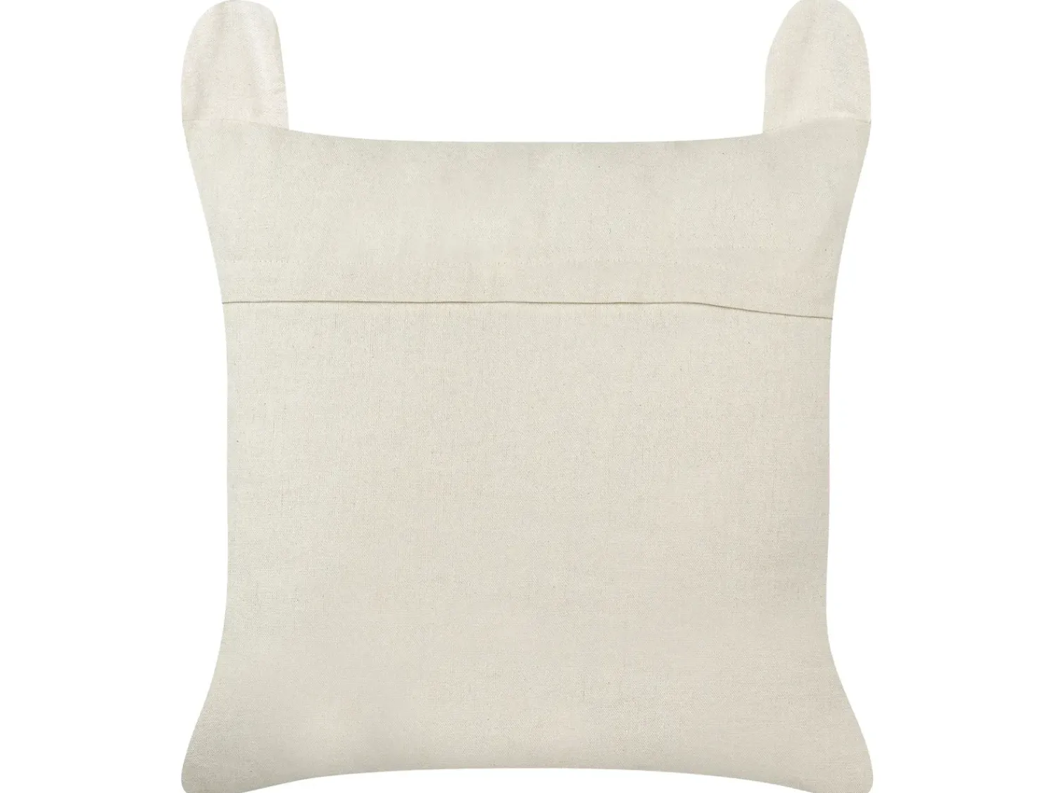 Outlet Beliani Set di 2 cuscini PANDAPAW Cotone 45 x 45 cm Bianco Bianco Nero