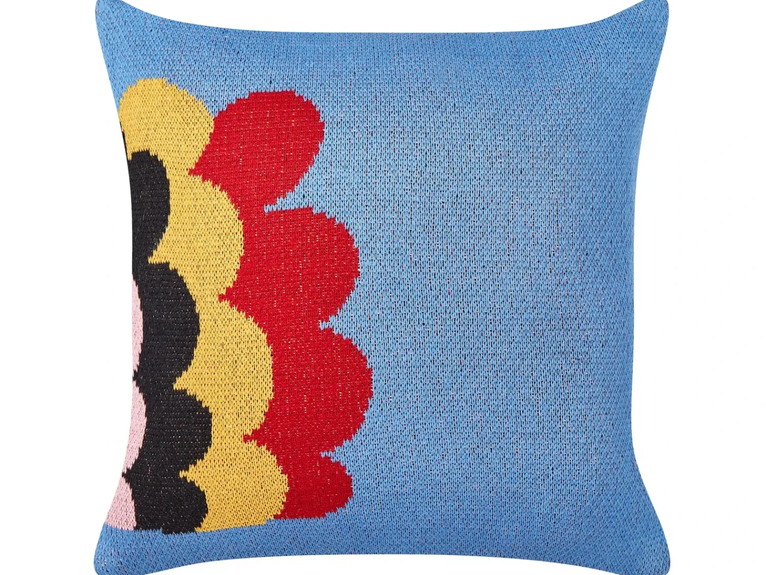 Discount Beliani Set di 2 cuscini PASHOT Cotone 45 x 45 cm Blu Beige Giallo Blu Rosso