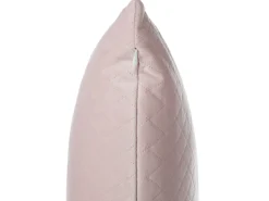 New Beliani Set di 2 cuscini PASQUE Velluto 45 x 45 cm Tinta unita Rosa