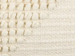 Online Beliani Set di 2 cuscini PELLAEA Cotone 45 x 45 cm chiaro Trama geometrica Beige