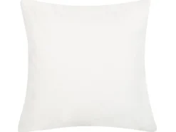 Beliani Set di 2 cuscini PEPEROMIA Cotone 45 x 45 cm Bianco Trama di piante Bianco Grigio Verde