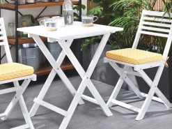 Discount Beliani Set di 2 cuscini per sedie FIJI 29 x 38 cm Giallo