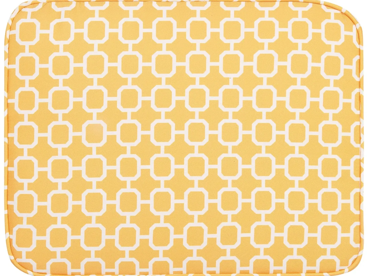 Discount Beliani Set di 2 cuscini per sedie FIJI 29 x 38 cm Giallo