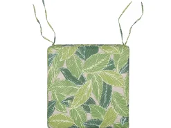 Outlet Beliani Set di 8 cuscini per sedie SASSARI 46 x 46 cm Verde chiaro Beige Verde