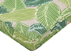 Outlet Beliani Set di 8 cuscini per sedie SASSARI 46 x 46 cm Verde chiaro Beige Verde