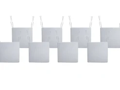 Beliani SASSARI PREMIUM 46 x 46 cm chiaro Grigio