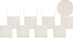 Outlet Beliani SASSARI PREMIUM 46 x 46 cm chiaro Beige