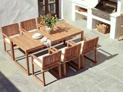Hot Beliani Set di 2 cuscini per sedie SASSARI PREMIUM 46 x 46 cm sporco Bianco