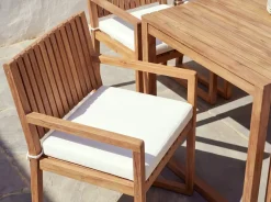 Hot Beliani Set di 2 cuscini per sedie SASSARI PREMIUM 46 x 46 cm sporco Bianco