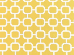 Best Beliani Set di 2 cuscini per sedie TERNI 37 x 34 cm Giallo Bianco Giallo