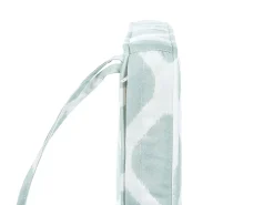 Hot Beliani Set di 2 cuscini per sedie TERNI 37 x 34 cm Verde menta Bianco Verde