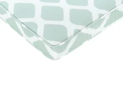 Hot Beliani Set di 2 cuscini per sedie TERNI 37 x 34 cm Verde menta Bianco Verde