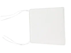 Beliani Set di 2 cuscini per sedie TERNI 37 x 34 cm sporco Bianco