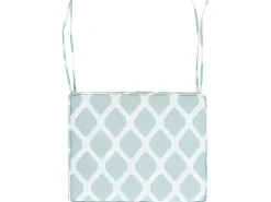 Best Beliani Set di 6 cuscini per sedie TOLVE 39 x 31 cm Verde menta Bianco Verde