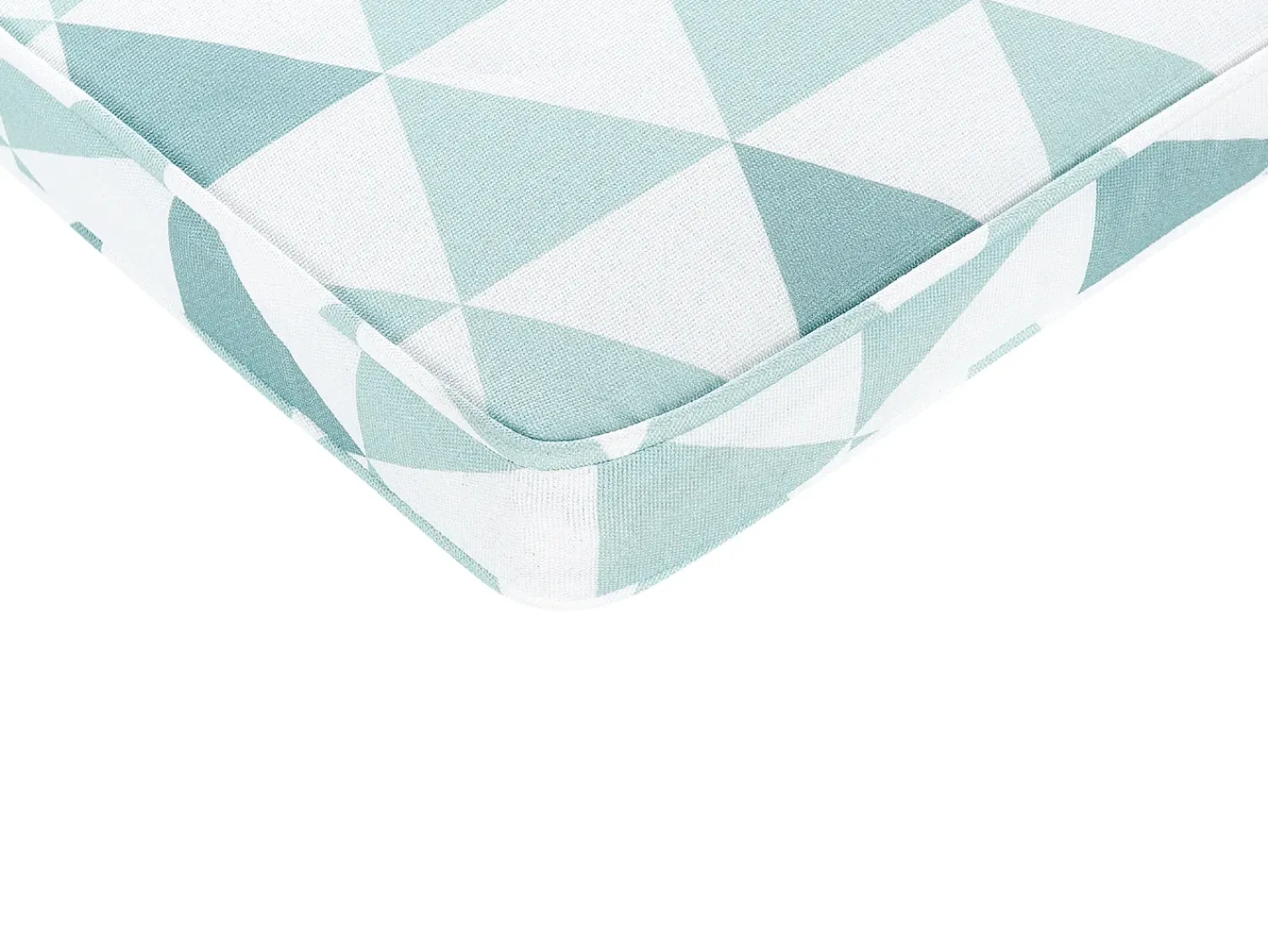 Beliani Set di 6 cuscini per sedie TOLVE 39 x 31 cm Azzurro Bianco Blu