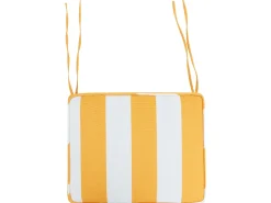 Online Beliani Set di 6 cuscini per sedie TOLVE 39 x 31 cm Giallo Bianco Giallo