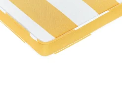 Online Beliani Set di 6 cuscini per sedie TOLVE 39 x 31 cm Giallo Bianco Giallo