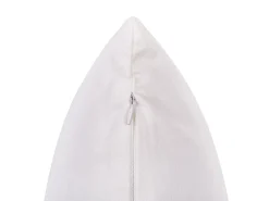 New Beliani Set di 2 cuscini PHLOX Cotone 45 x 45 cm Bianco Bianco Rosa