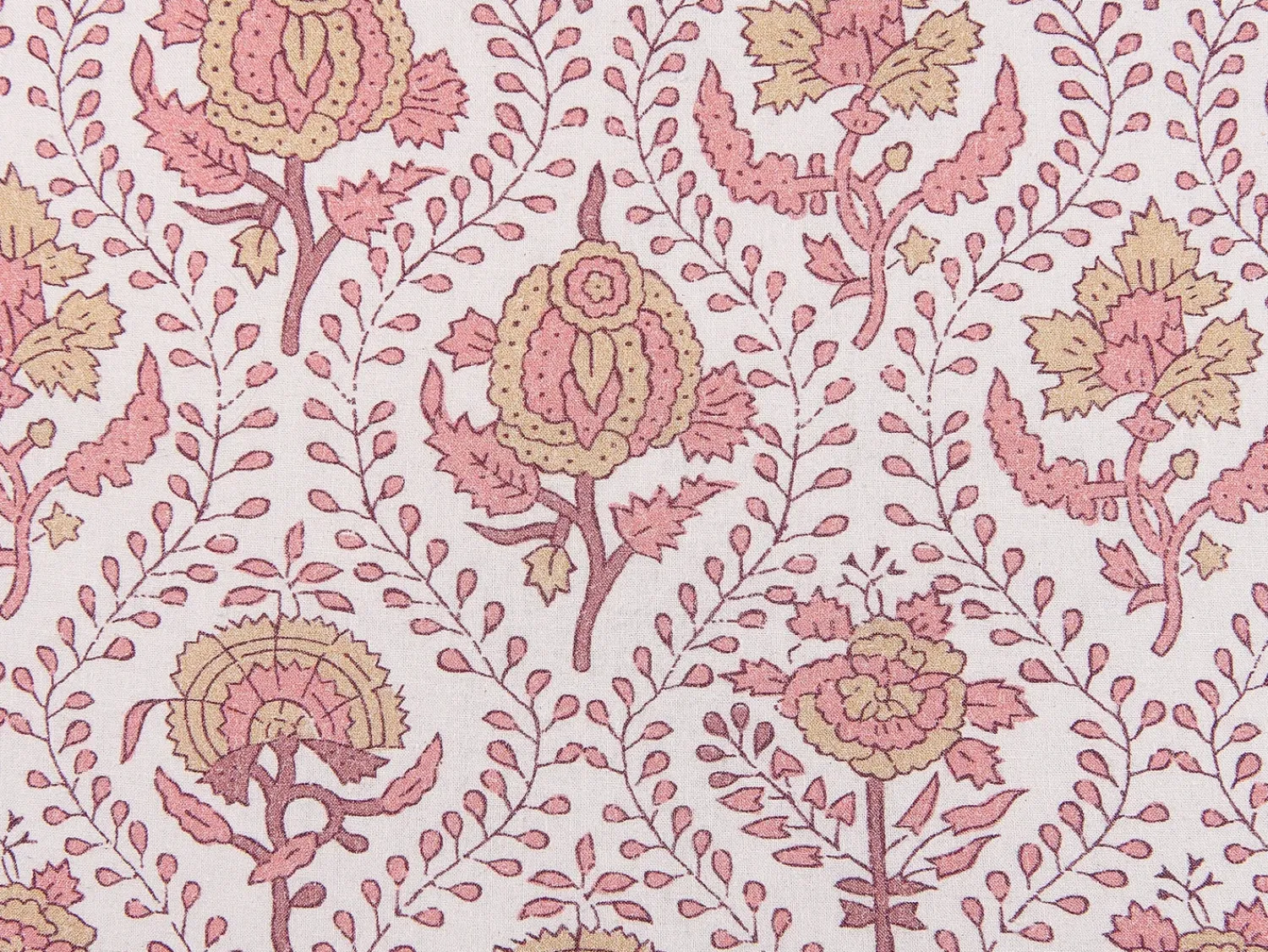 Discount Beliani Set di 2 cuscini PICEA Velluto 45 x 45 cm Rosso Trama floreale Bianco Rosso
