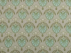 Discount Beliani Set di 2 cuscini PICTUS Velluto 45 x 45 cm Trama di piante Verde