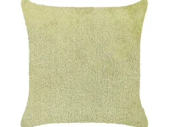 New Beliani Set di 2 cuscini PILEA Finta pelliccia 45 x 45 cm chiaro Tinta unita Verde