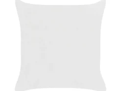 Outlet Beliani Set di 2 cuscini PIZZELLE Cotone 45 x 45 cm Bianco sporco Modello natalizio Bianco Rosso