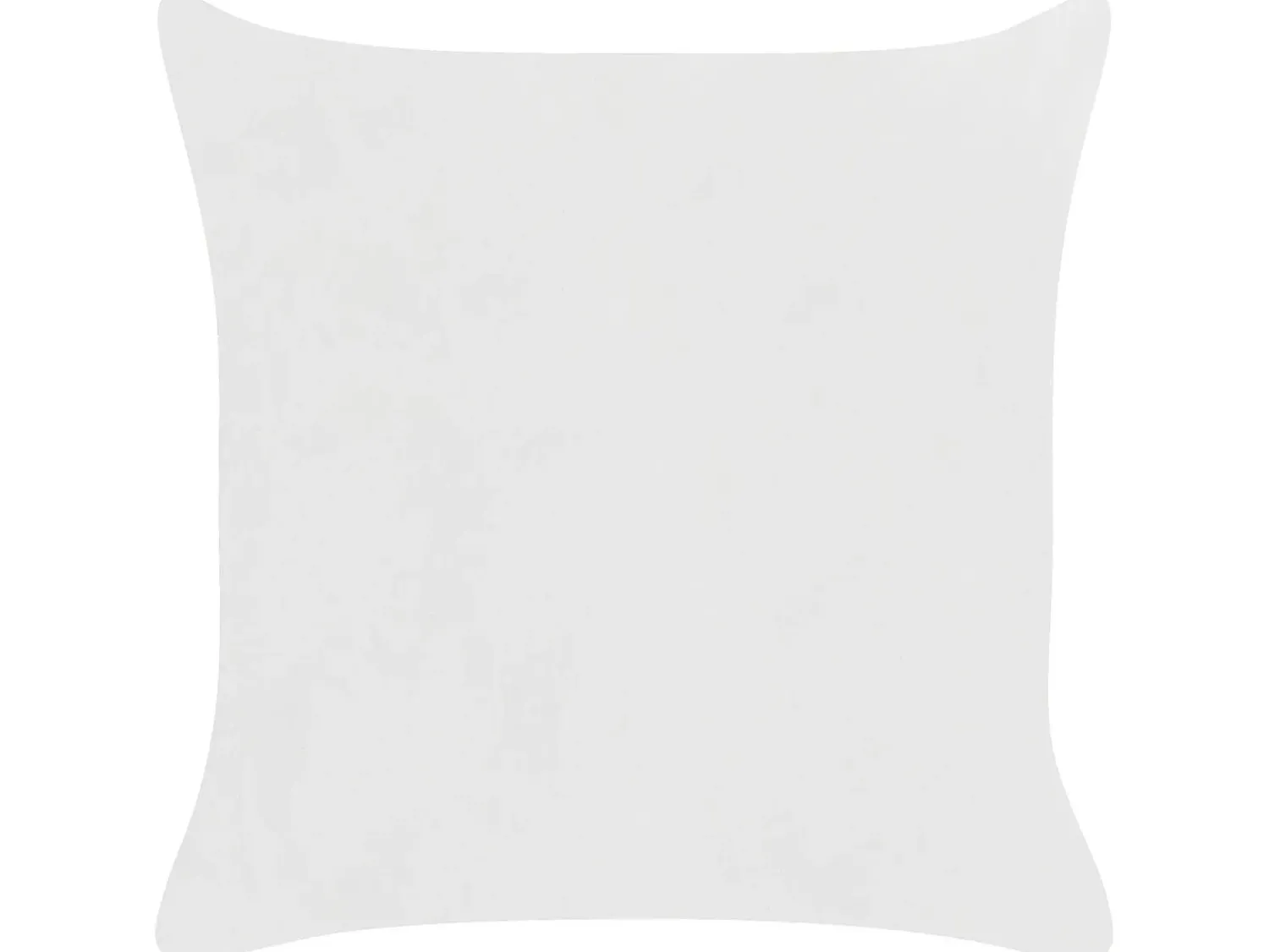 Outlet Beliani Set di 2 cuscini PIZZELLE Cotone 45 x 45 cm Bianco sporco Modello natalizio Bianco Rosso
