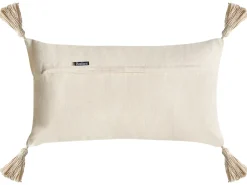Hot Beliani Set di 2 cuscini POMETIA Cotone 30 x 50 cm Trama floreale Beige