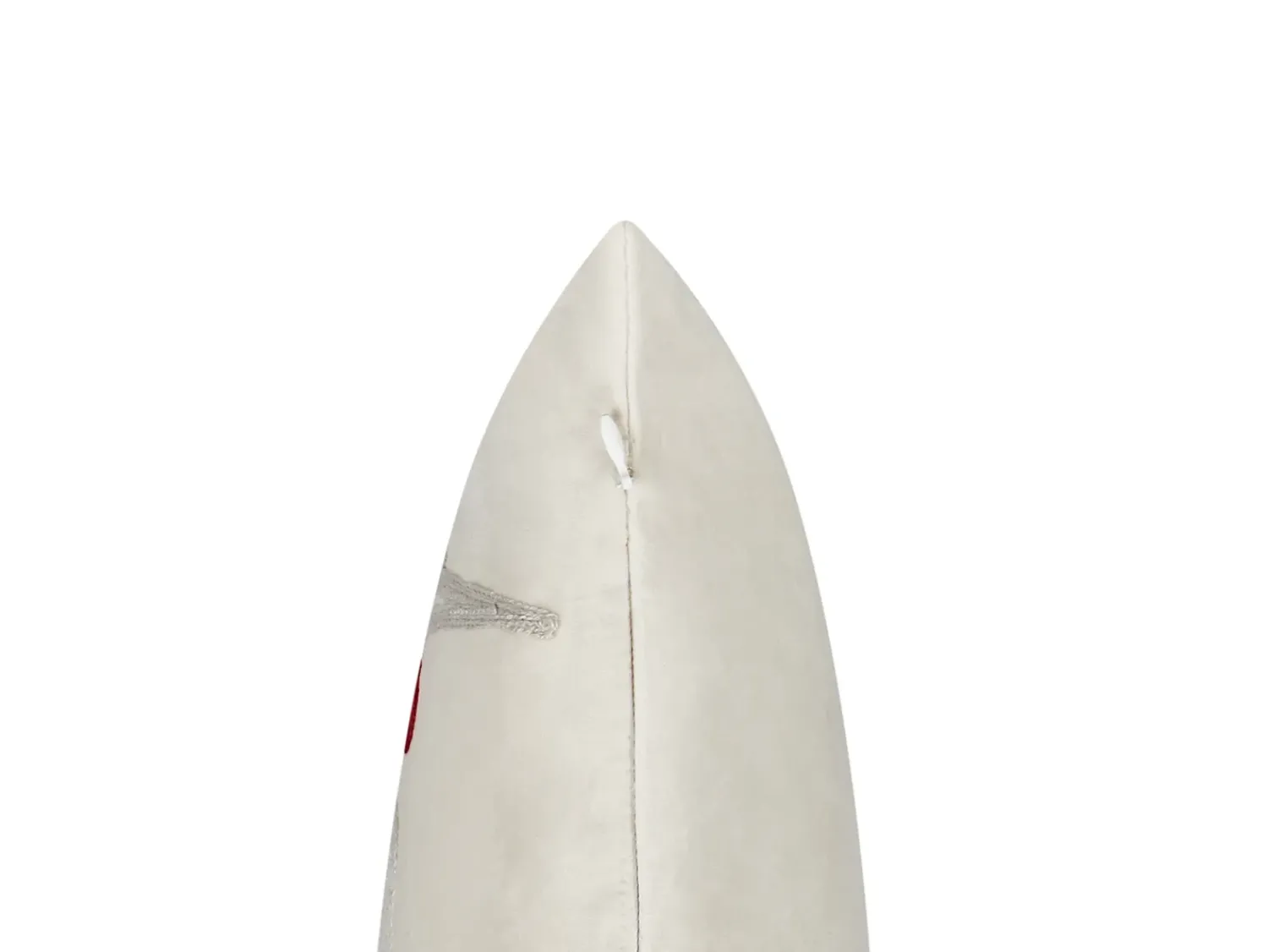 Sale Beliani Set di 2 cuscini PRALINE Velluto 45 x 45 cm Bianco Modello natalizio Bianco Grigio Rosso
