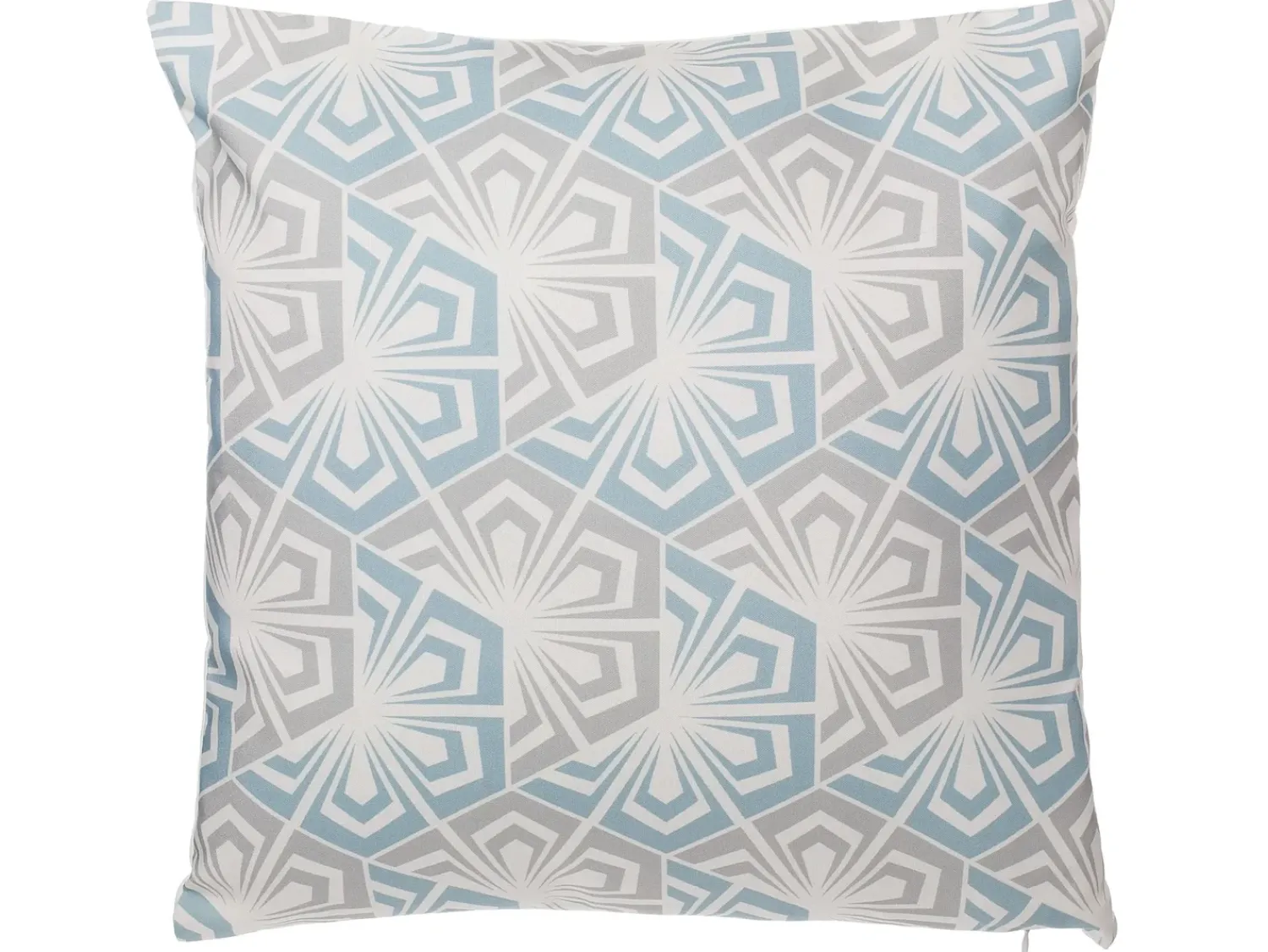 Sale Beliani Set di 2 cuscini PRIMROSE 45 x 45 cm Azzurro Trama Ikat Bianco Blu Grigio Multicolore