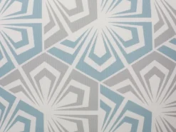 Sale Beliani Set di 2 cuscini PRIMROSE 45 x 45 cm Azzurro Trama Ikat Bianco Blu Grigio Multicolore