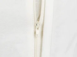 Best Beliani Set di 2 cuscini PSILOTALES Cotone 45 x 45 cm Beige Trama floreale Beige Bianco