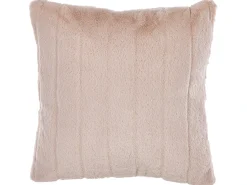 Online Beliani Set di 2 cuscini PUMILA Finta pelliccia 45 x 45 cm pastello Tinta unita Rosa