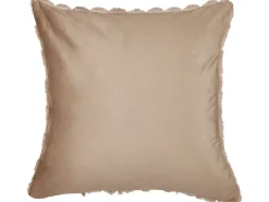 Outlet Beliani Set di 2 cuscini PURSLANE Finta pelliccia 43 x 43 cm sabbia Trama geometrica Beige