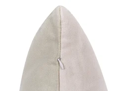 Sale Beliani Set di 2 cuscini QUERCUS 45 x 45 cm Tortora Trama animale Beige Grigio Rosa