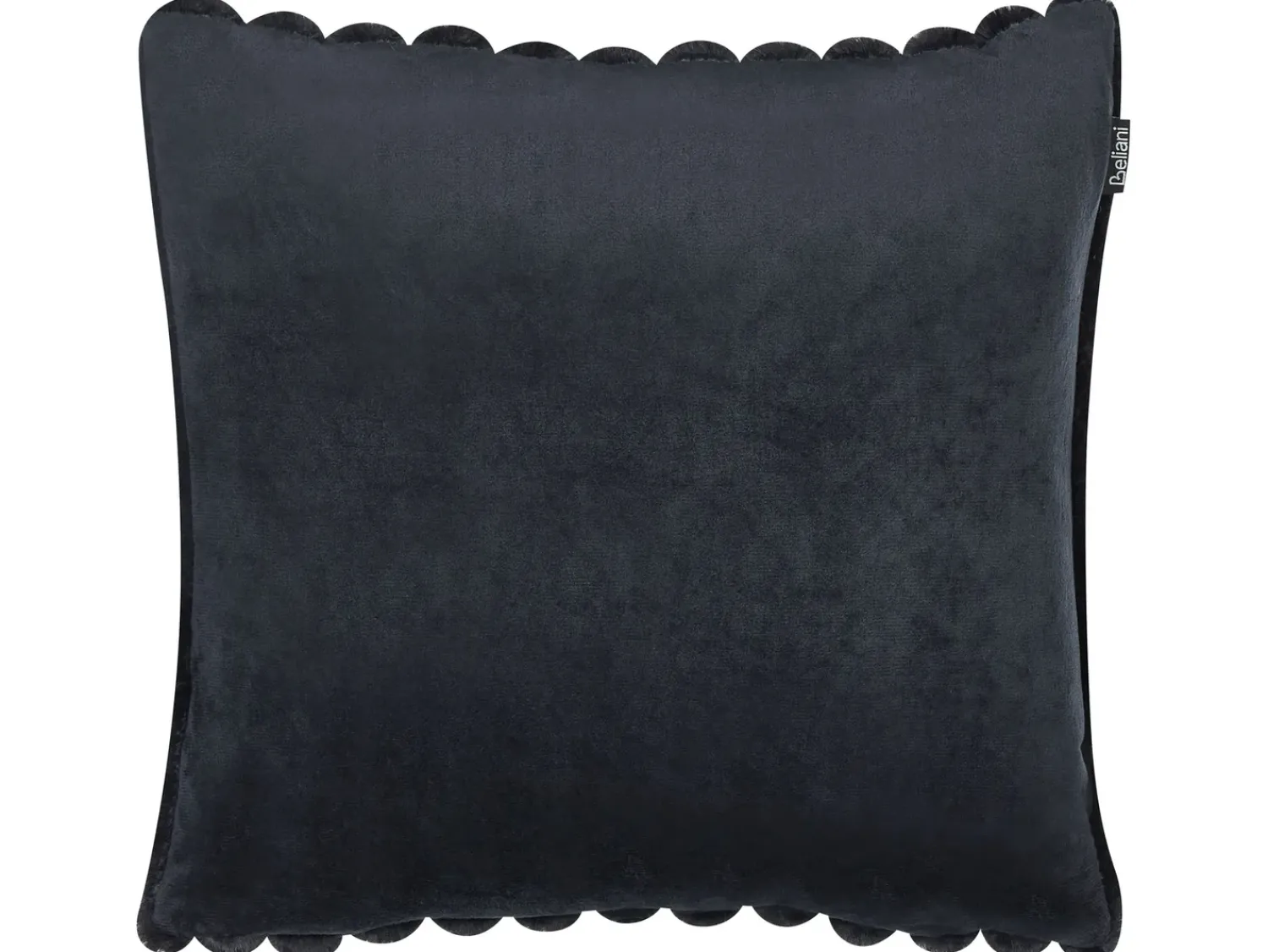 Sale Beliani Set di 2 cuscini RAKYA Finta pelliccia 45 x 45 cm Nero A strisce Bianco