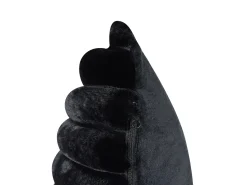 Sale Beliani Set di 2 cuscini RAKYA Finta pelliccia 45 x 45 cm Nero A strisce Bianco