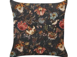 Hot Beliani Set di 2 cuscini RAMONDA Velluto 45 x 45 cm Trama floreale Multicolore