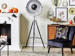 Outlet Beliani Set di 2 cuscini RAMTEK Velluto 45 x 45 cm Nero Trama animale Arancione Beige Grigio Nero