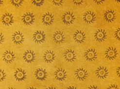 New Beliani Set di 2 cuscini RAPIS Velluto 45 x 45 cm Trama geometrica Giallo