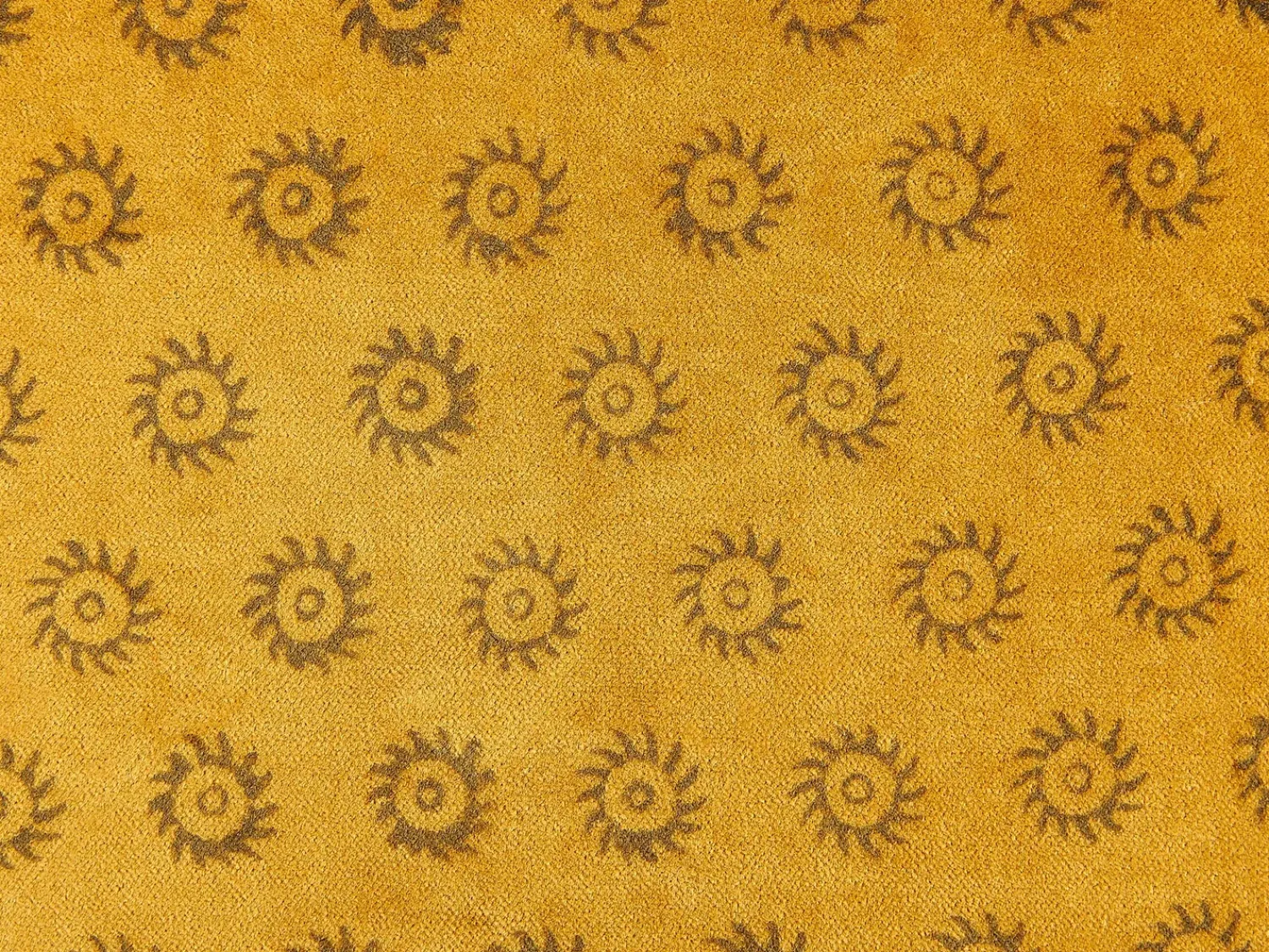 New Beliani Set di 2 cuscini RAPIS Velluto 45 x 45 cm Trama geometrica Giallo