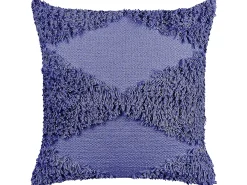 New Beliani Set di 2 cuscini RHOEO Cotone 45 x 45 cm Viola