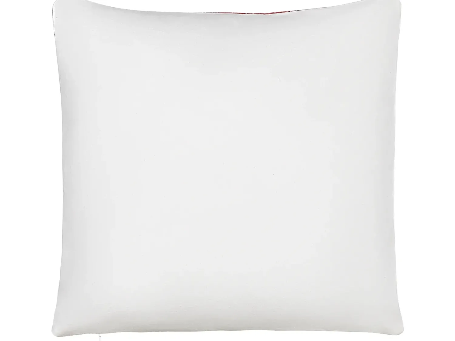 Clearance Beliani Set di 2 cuscini ROBBIE 45 x 45 cm Rosso Modello natalizio Bianco Rosso