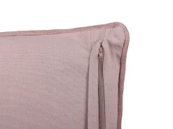 Discount Beliani Set di 2 cuscini ROMNEYA Velluto 45 x 45 cm Trama floreale Rosa