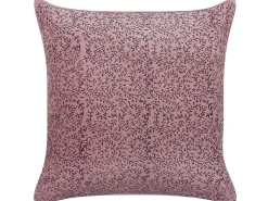 Discount Beliani Set di 2 cuscini ROMNEYA Velluto 45 x 45 cm Trama floreale Rosa
