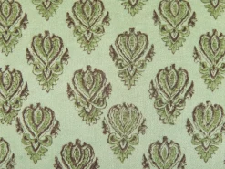 Best Beliani Set di 2 cuscini RUNGIA Velluto 45 x 45 cm Trama floreale Verde