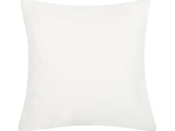 Best Beliani Set di 2 cuscini RUSCUS Cotone 45 x 45 cm Bianco Trama astratta Bianco Giallo Grigio Marrone