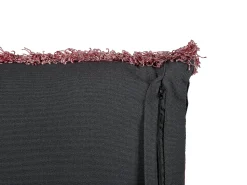 Discount Beliani Set di 2 cuscini RUTA Velluto 45 x 45 cm Multicolore Trama floreale Nero Multicolore