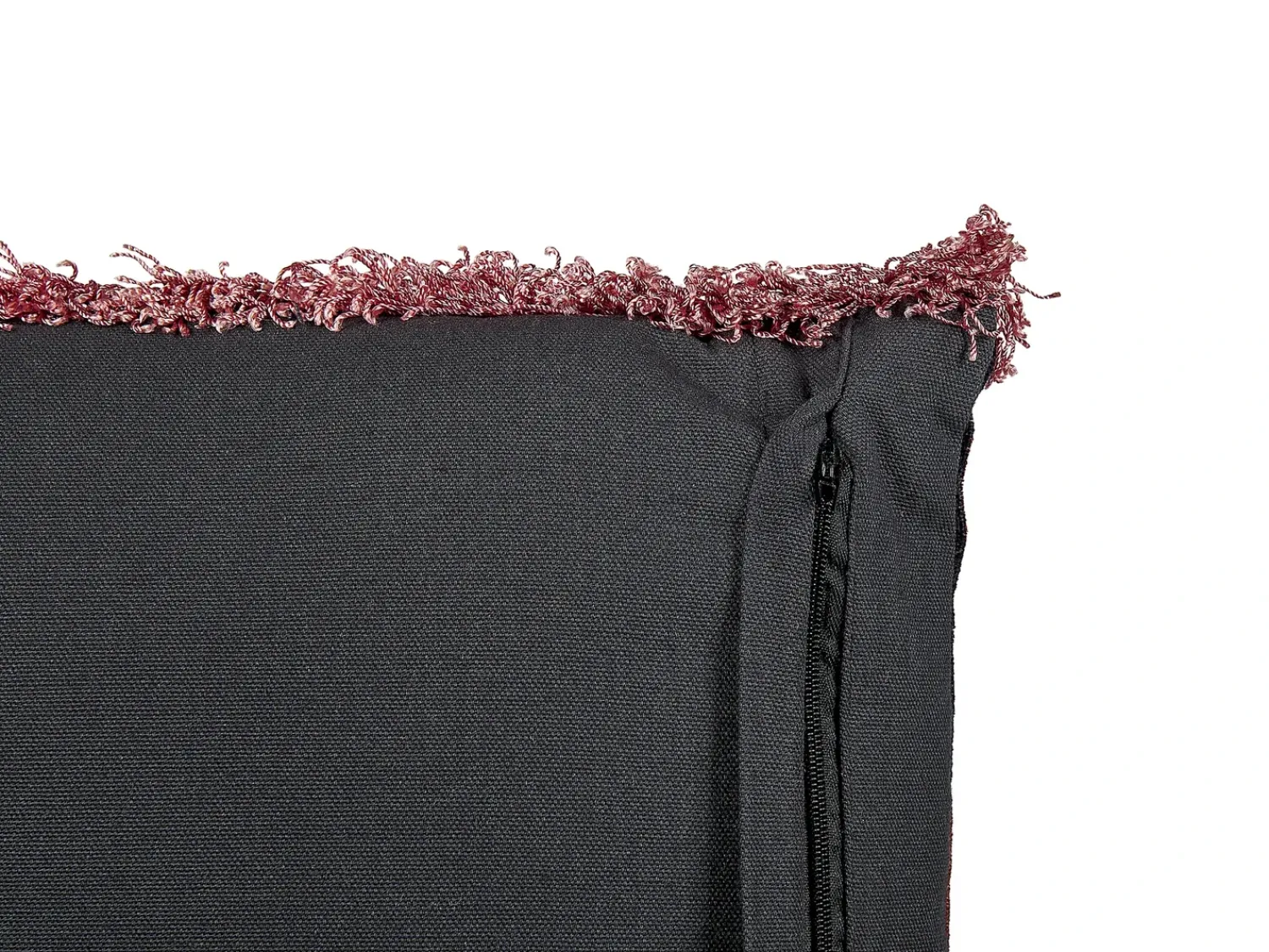 Discount Beliani Set di 2 cuscini RUTA Velluto 45 x 45 cm Multicolore Trama floreale Nero Multicolore